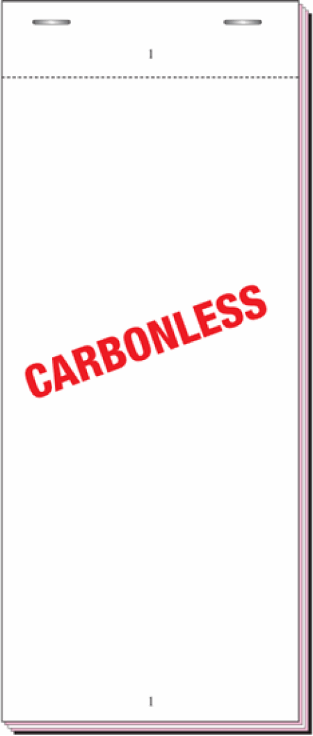 PAD230T, Carbonless Triplicate, 3.75" x 9" (8" Tearout)